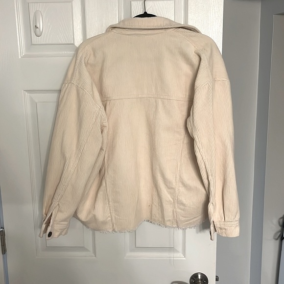 Cream Zara Corduroy Jacket - Picture 5 of 5